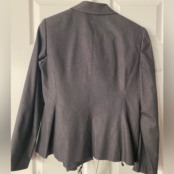 Ladies Jones New York 2 piece Pant Suit in Denim Grey/Blue Size 8 - Picture 6 of 6